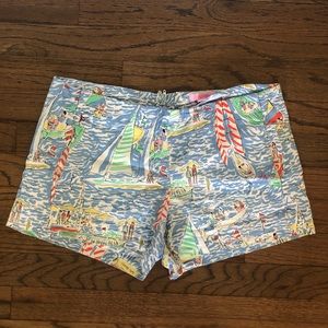 Lilly Pulitzer Liza Shorts in Get Nauti